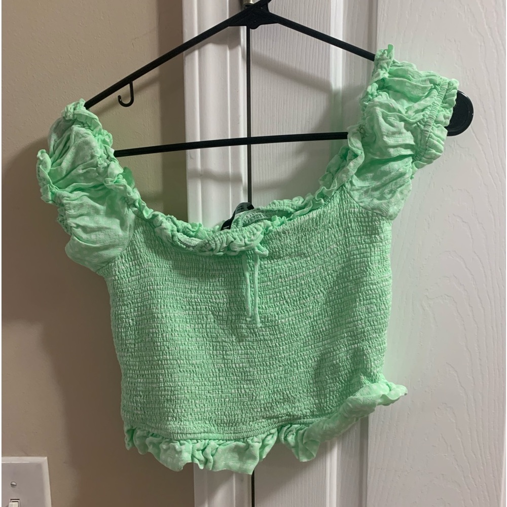 zara cropped top
